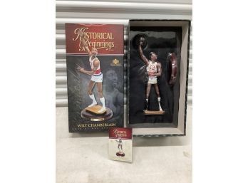 Wilt Chamberlain Upper Deck Historical Beginnings Series 1 1966-67 Statue In Box