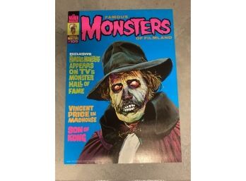 1974 Famous Monsters Of Filmland Magazine Cover Poster