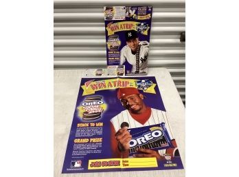 World Series 2000 Derek Jeter & Ken Griffey Jr Nabisco Advertising