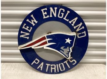 New England Patriots Metal Three Dimensional Sign