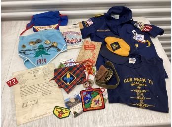 Large Lot Of Vintage And Other Boyscout Items