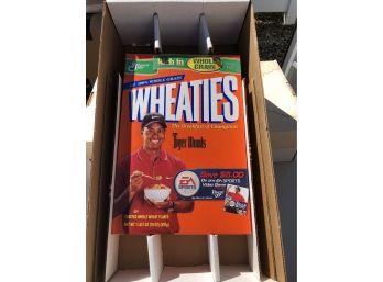 Tiger Woods Sealed Cereal Box