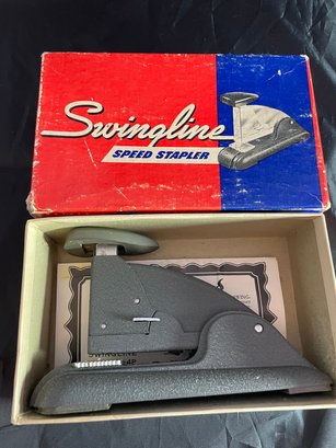 Vintage Swingline Stapler With Box