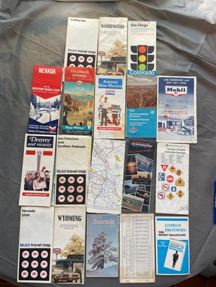 Vintage Maps: Denver, Colorado Springs, Utah, San Francisco & More