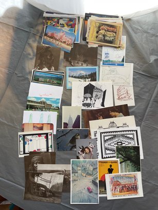Vintage Ephemera Including Dozens Of Postcards