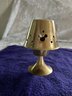 5 Inch Tall Vintage Brass Mickey Votive Candle Holder