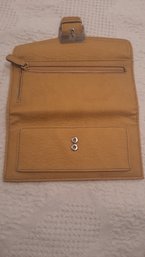 Nine West Mustard Colored Billfold