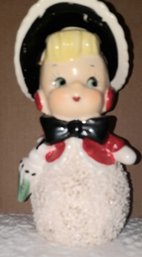 Vintage TMJ Snow Ball Christmas Girl