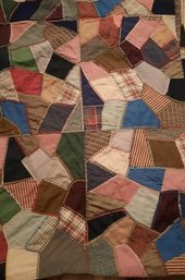 Handmade Large Multib Colored Quilt