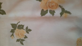 1950's Vintage Stenciled Tablecloth