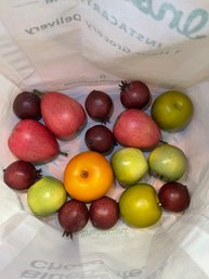 Bag Of Faux Fruit