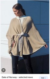 NWT Wool Cape By Dale Of Norway