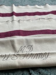 WWII Wool Hospital Blanket