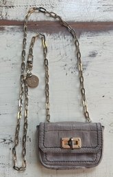 Small Banana Republic Purse With Gold Chain Strap