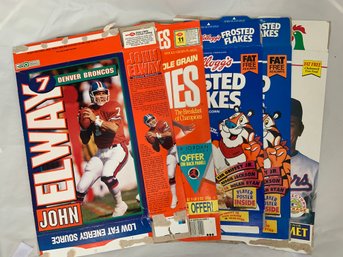 5 Vintage Cereal Boxes