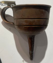 Vintage Copper Wine Strainer