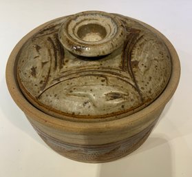 Studio Pottery Casserole Dish With Lid