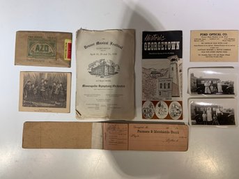 Interesting Vintage And Antique Colorado Ephemera