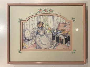 Young Girl With Wedding Dress Ltd Print 34/650