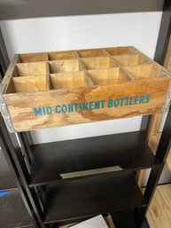 Mid-Continent Bottlers Wooden Crate