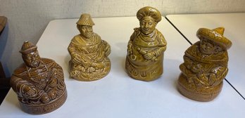 Set Of 4 Sadler Ceramic Canisters