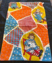 Vintage Raggedy Ann And Andy LAUNDRY BAG