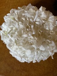 Vintage Fashion White Flower Hat