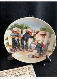 3 Adorable Plates By Jeanne Downs