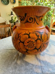 Beautiful 19 Inch Ceramic Pot From Mexico