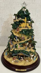 Thomas Kinkaid Nativity Scene Tree  'Glory To The Newborn King'