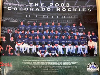 2003 Rockies Poster