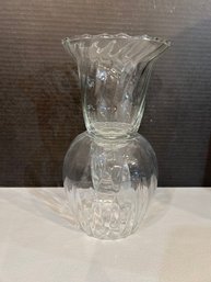 Candle Holder Clear Glass- 2 Pieces