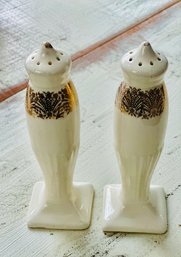 Vintage Porcelain Salt And Pepper Shakers