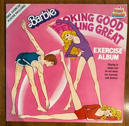 Circa 1982 Barbie Exercise Album