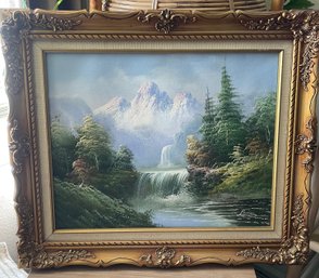 Vintage Framed Oil Painting