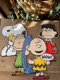 4 Snoopy Peanuts Collectible Hallmark Cards