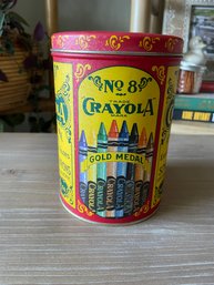 1982 Crayola Tin