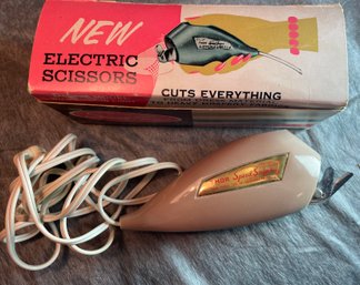 Vintage Electric Scissors, In Original Box