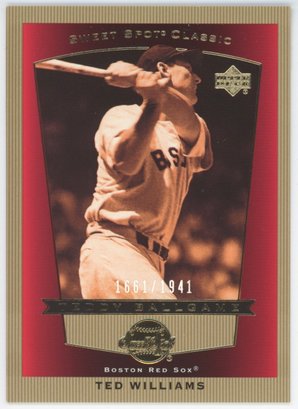 2003 Sweet Spot Ted Williams #/1941