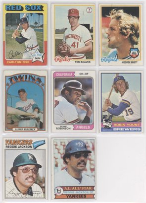 1970s Topps Baseball Stars Lot