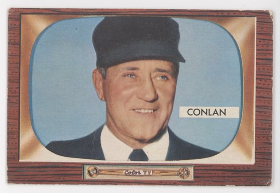 1955 Bowman #303 J.B. 'Jocko' Conlan Umpire