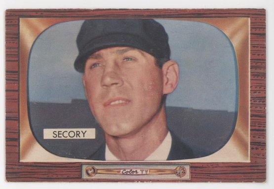 1955 Bowman #286 Frank E. Secory Umpire