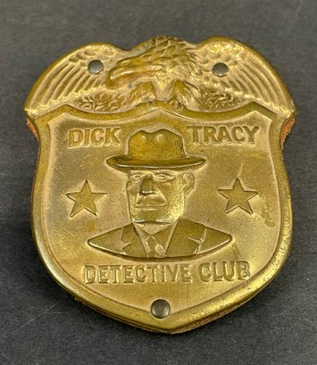 Vintage 1937 Dick Tracy Detective Club Badge