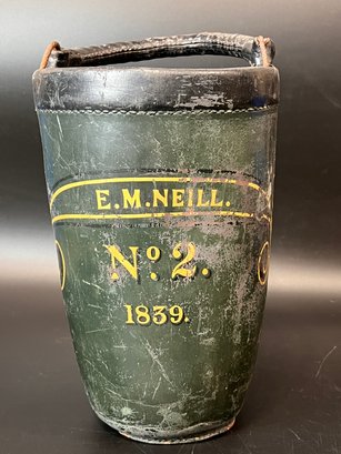 E.M. Neill - No 2 1839 Fire Bucket Leather