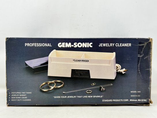 Gem Sonic Jewelry Cleaner In Original Box