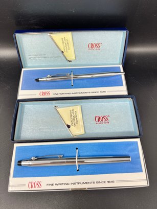 Vintage Cross Pens In Original Boxes