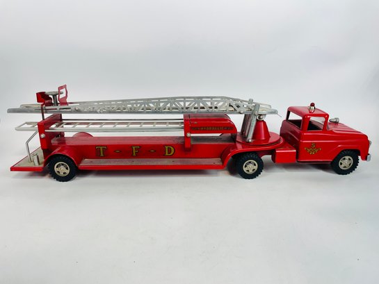 Pressed Steel Tonka Ladder Fire Truck