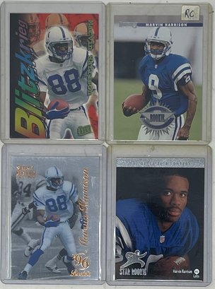 Marvin Harrison Rookie And Insert Card Lot