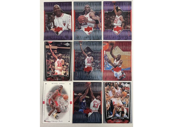 Lot Of 9 Michael Jordan Cards (10)