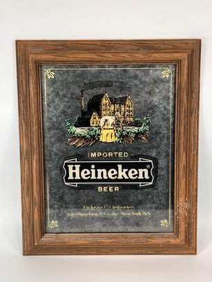 Vintage Heineken Bar Mirror